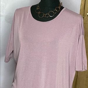 Lilac colored Lularoe classic T